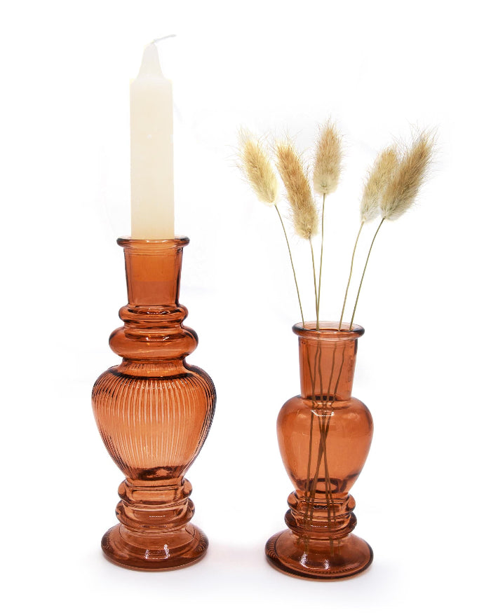 Season giftbox met kandelaar en gras